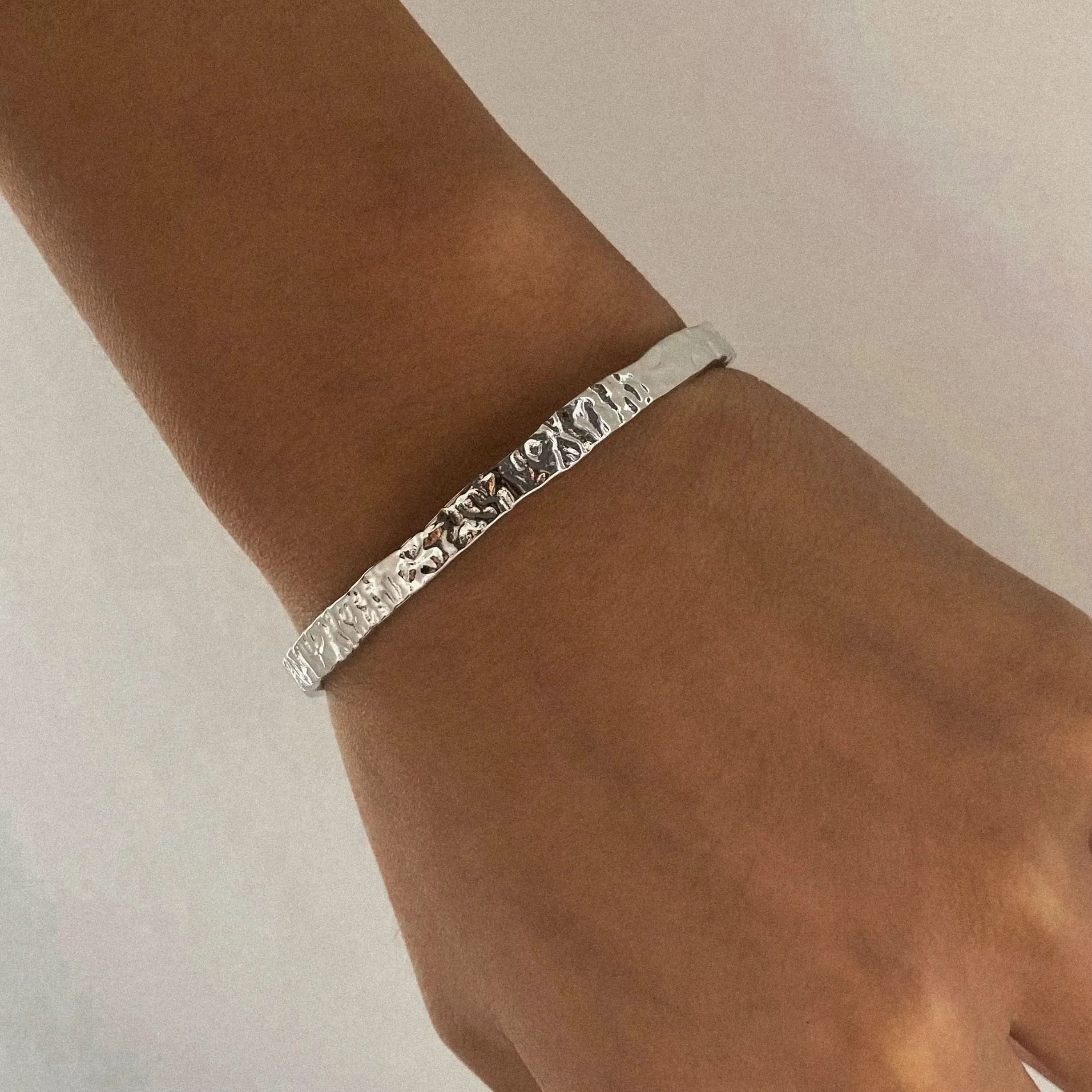 TEYA Textured Cuff Bracelet