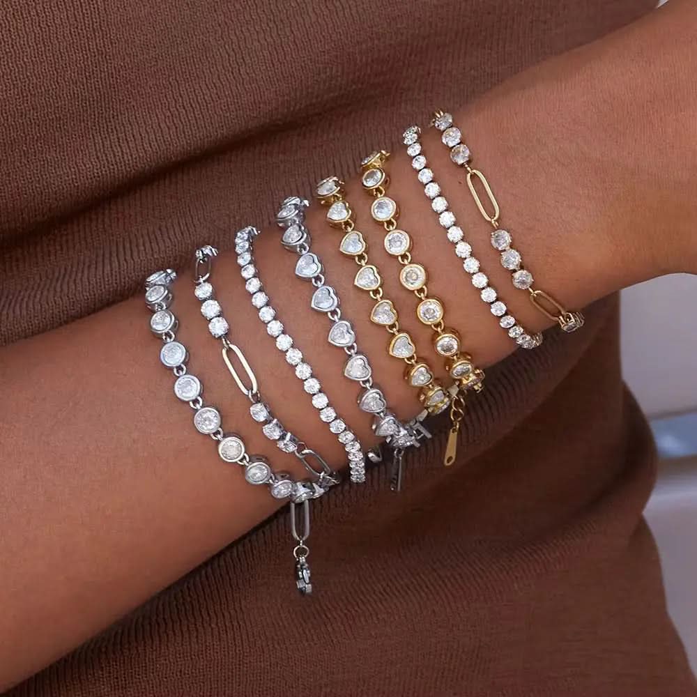 Triple Gemstone Bracelet