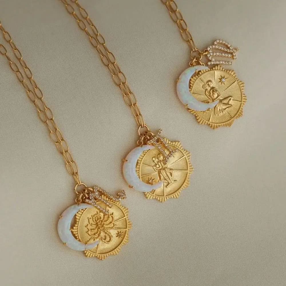 Zodiac Opal Necklace