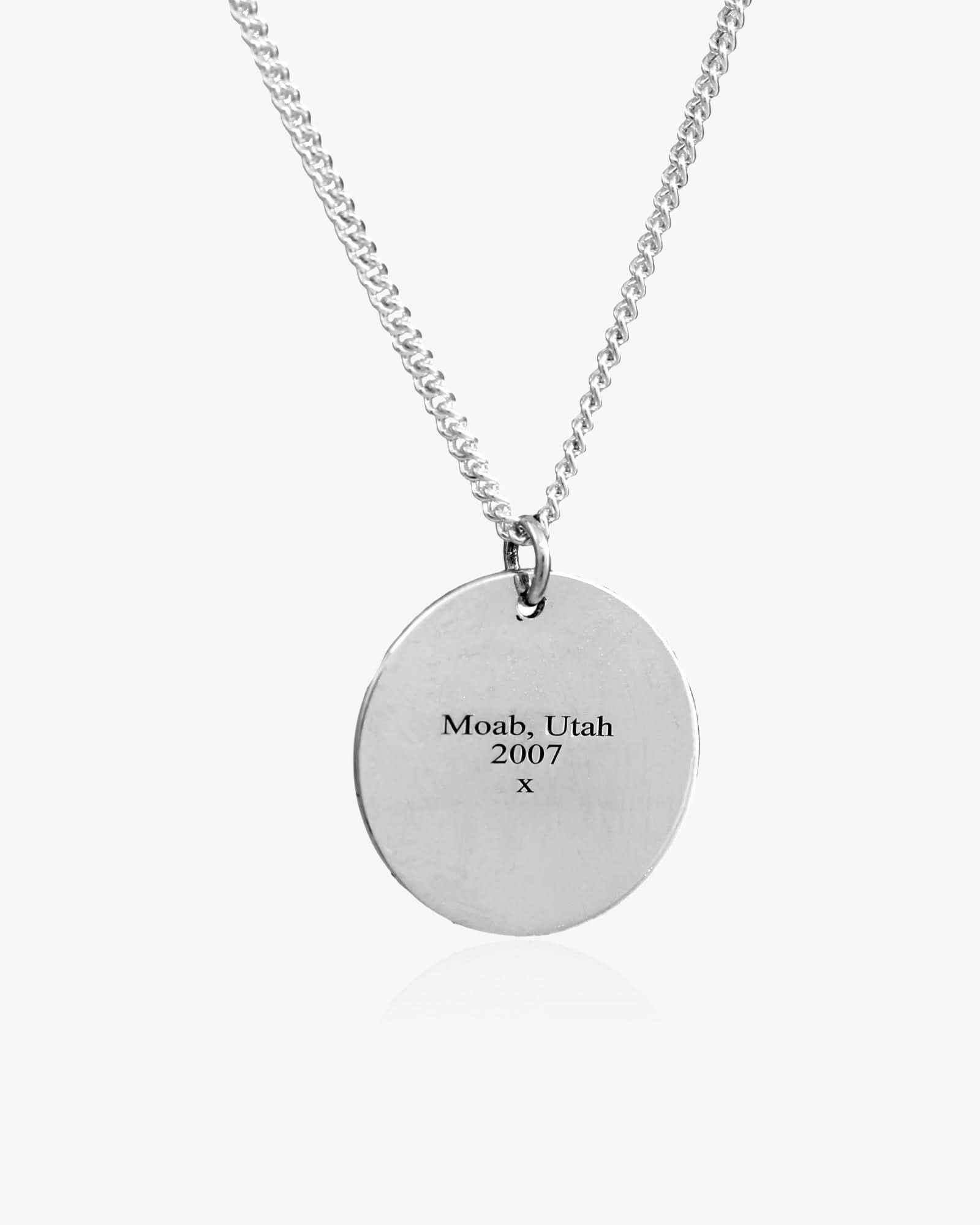 Star Map Night Sky Necklace