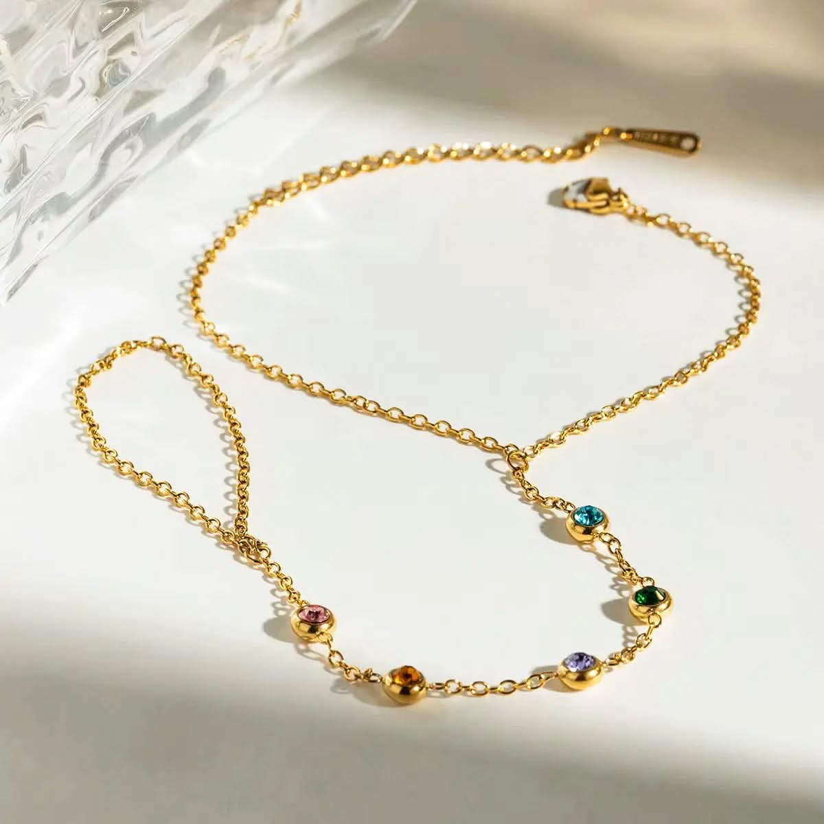 Rainbow Hand Chain