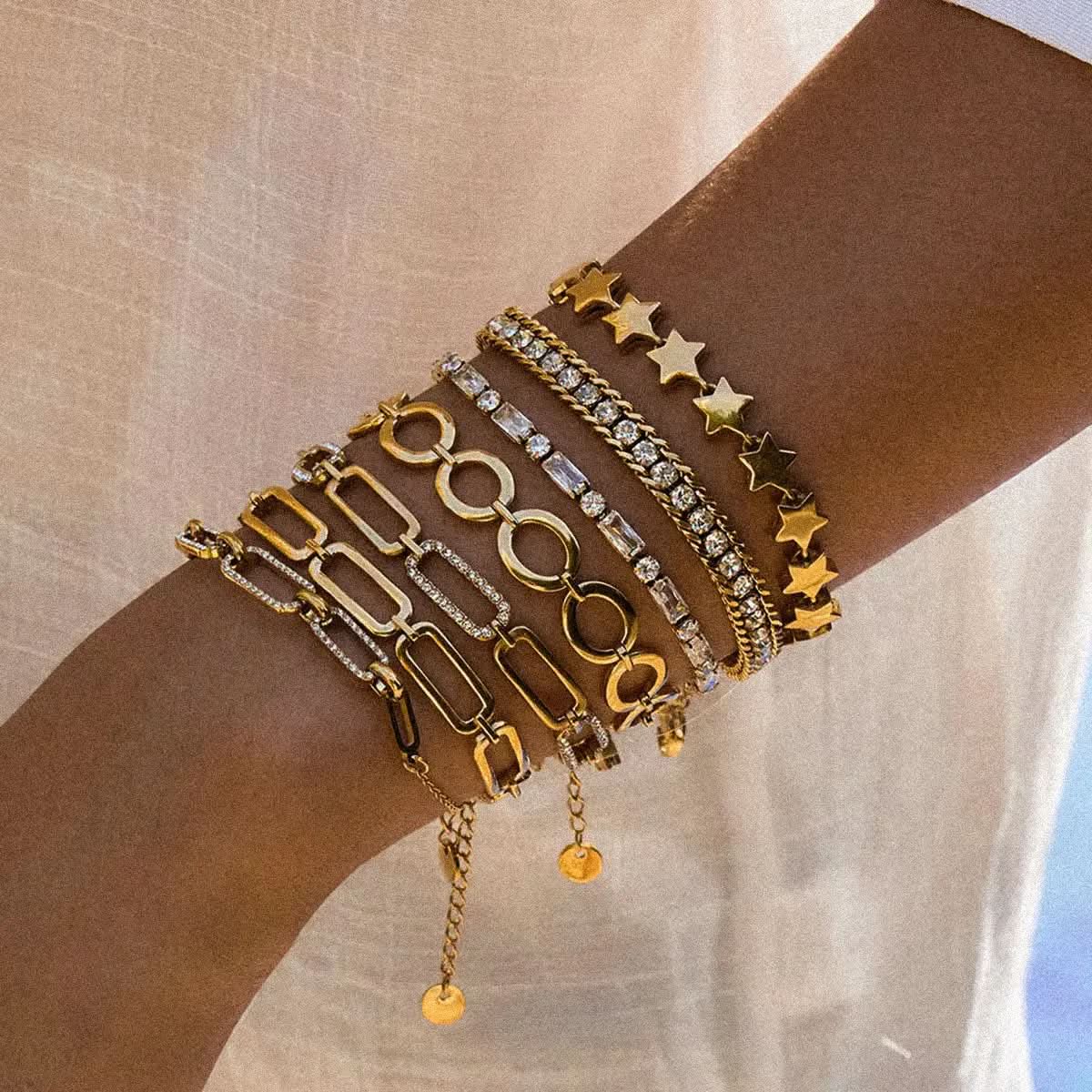 Chunky Paperclip Chain Bracelet