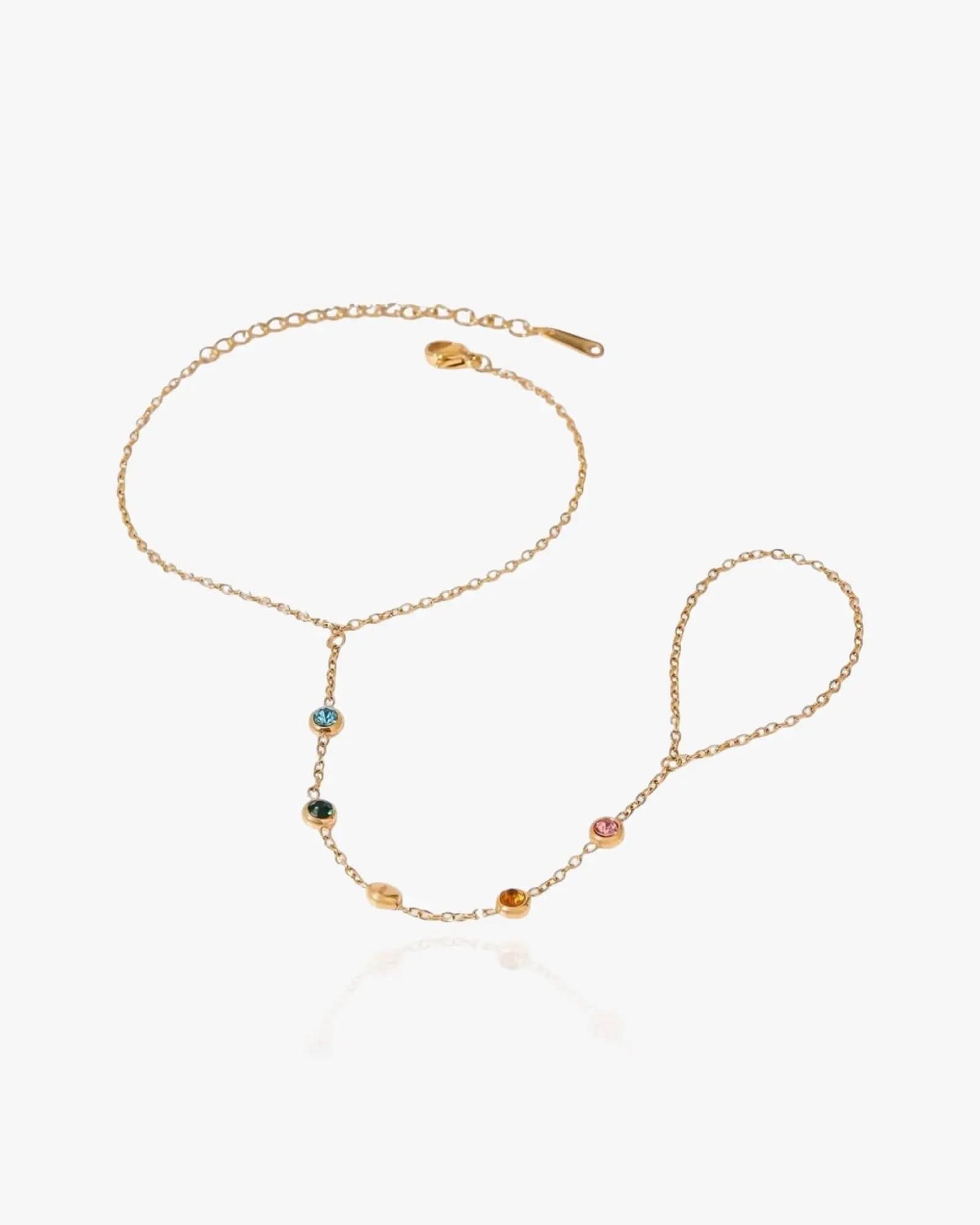 Rainbow Hand Chain