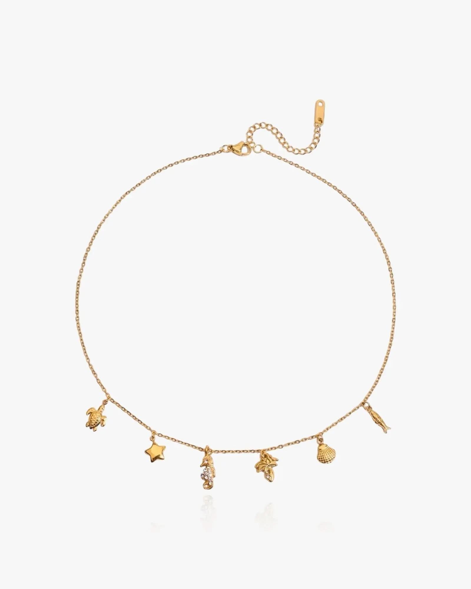 Dainty Summer Charms Necklace