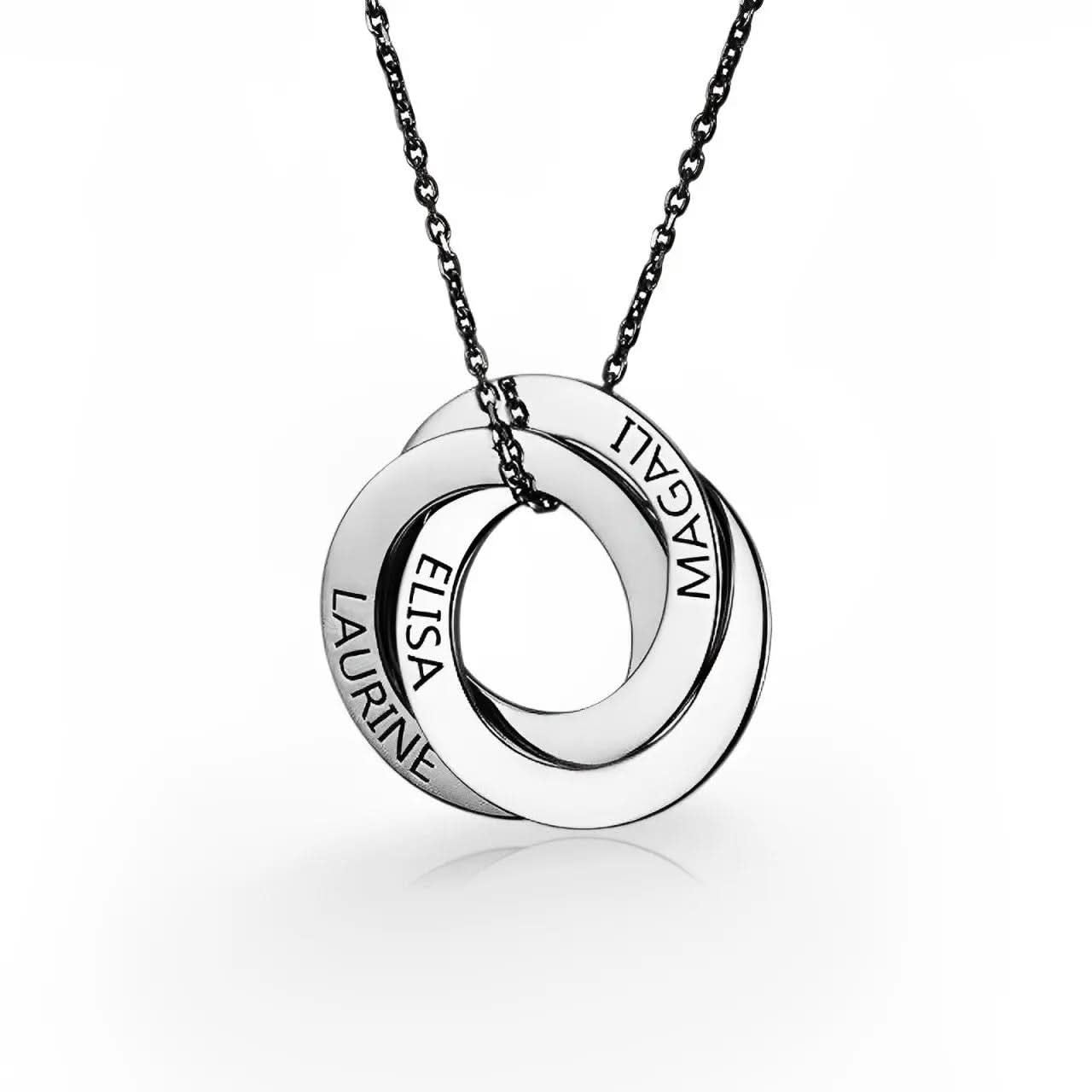 Custom Circles Gift Necklace Circles