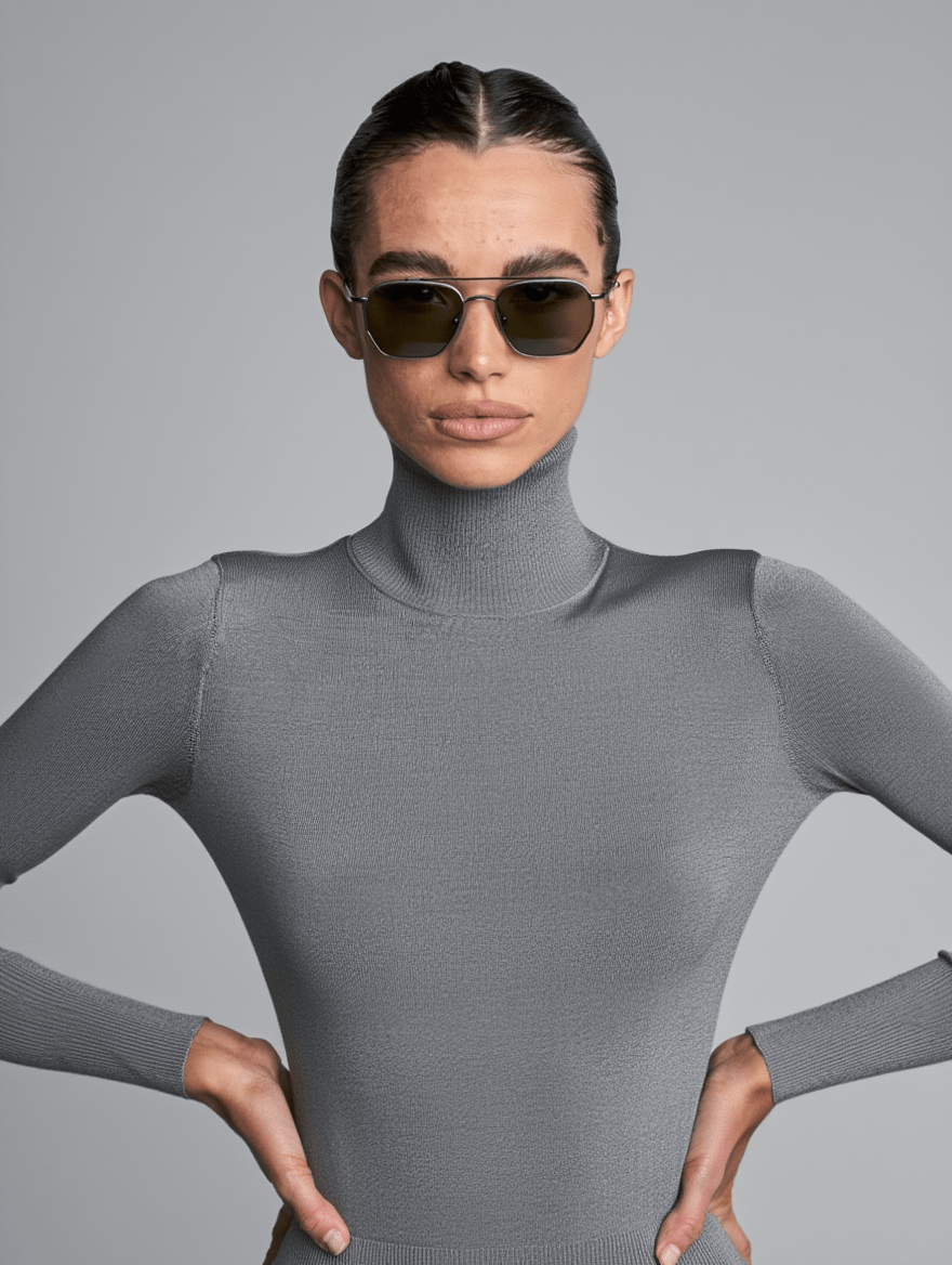 Lea - Silver/Khaki