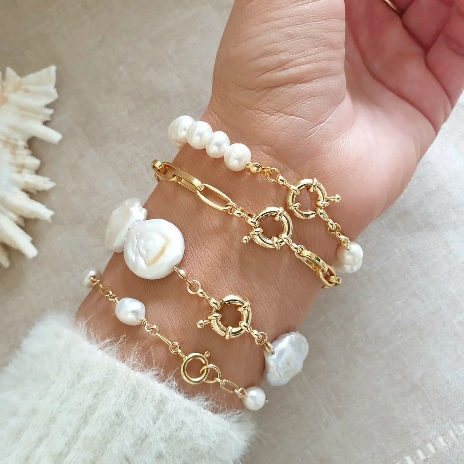 Bridal Natural Pearl Bracelet
