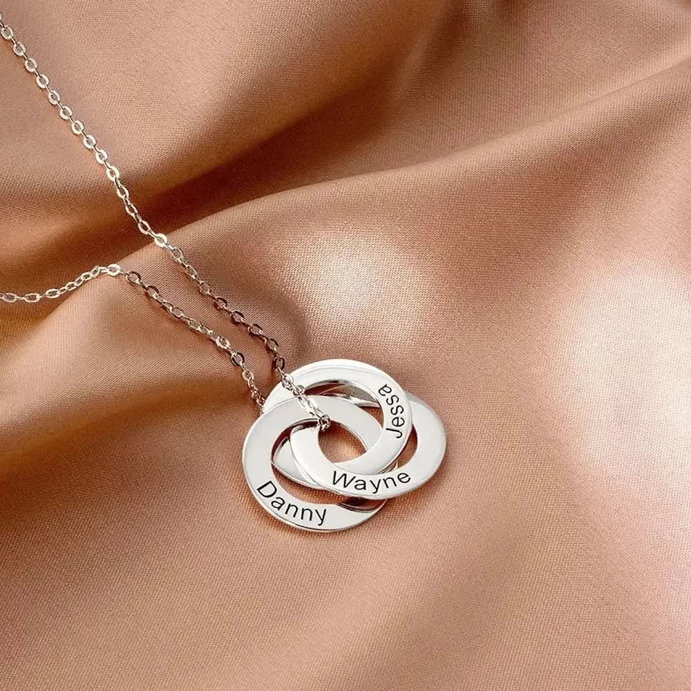 Custom Circles Gift Necklace Circles