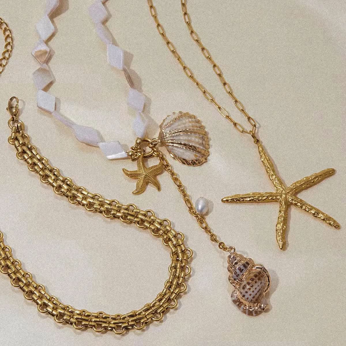 Y-Shape Shell Necklace