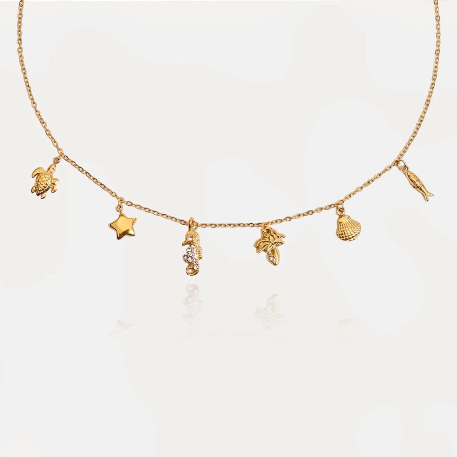 Dainty Summer Charms Necklace