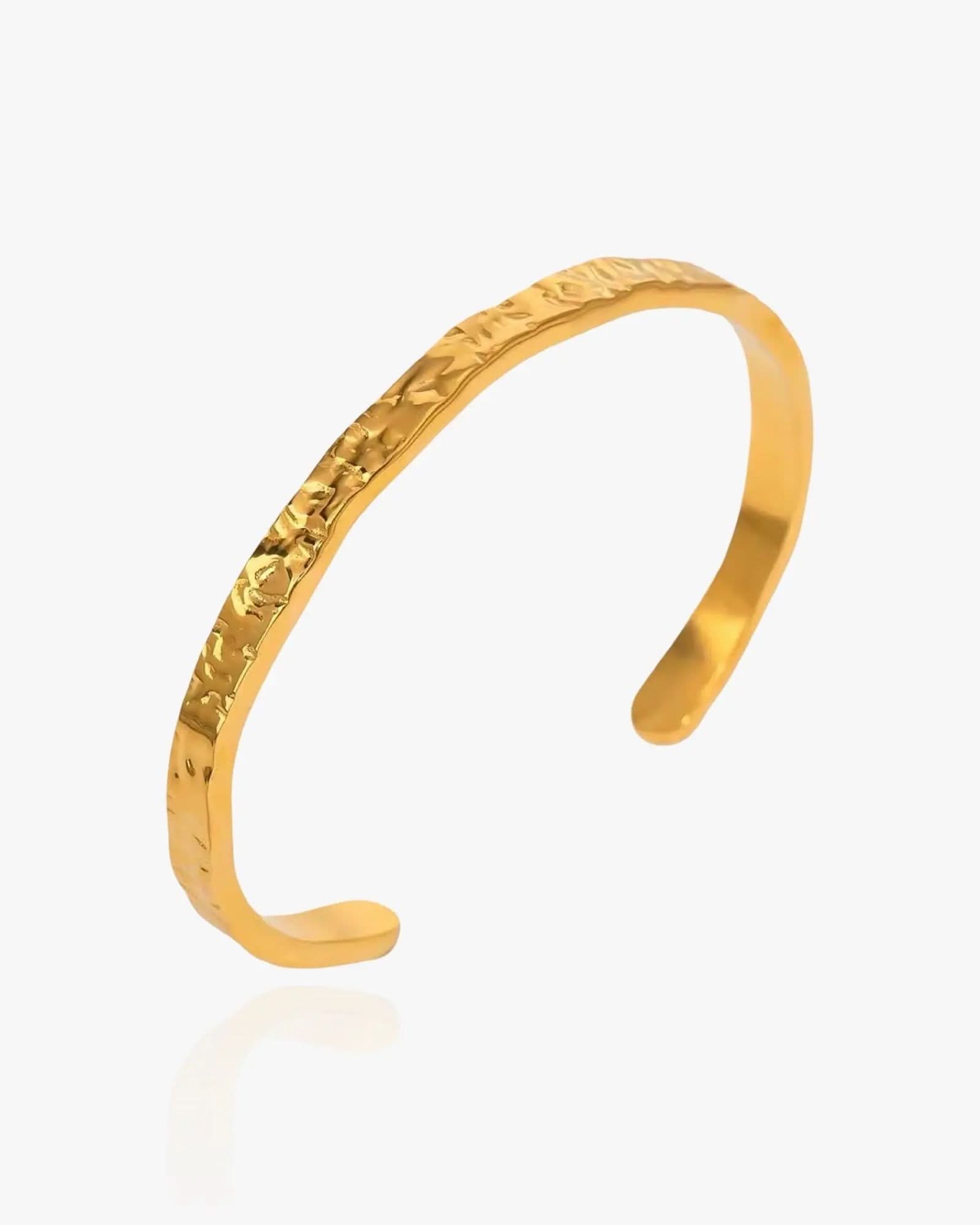 TEYA Textured Cuff Bracelet