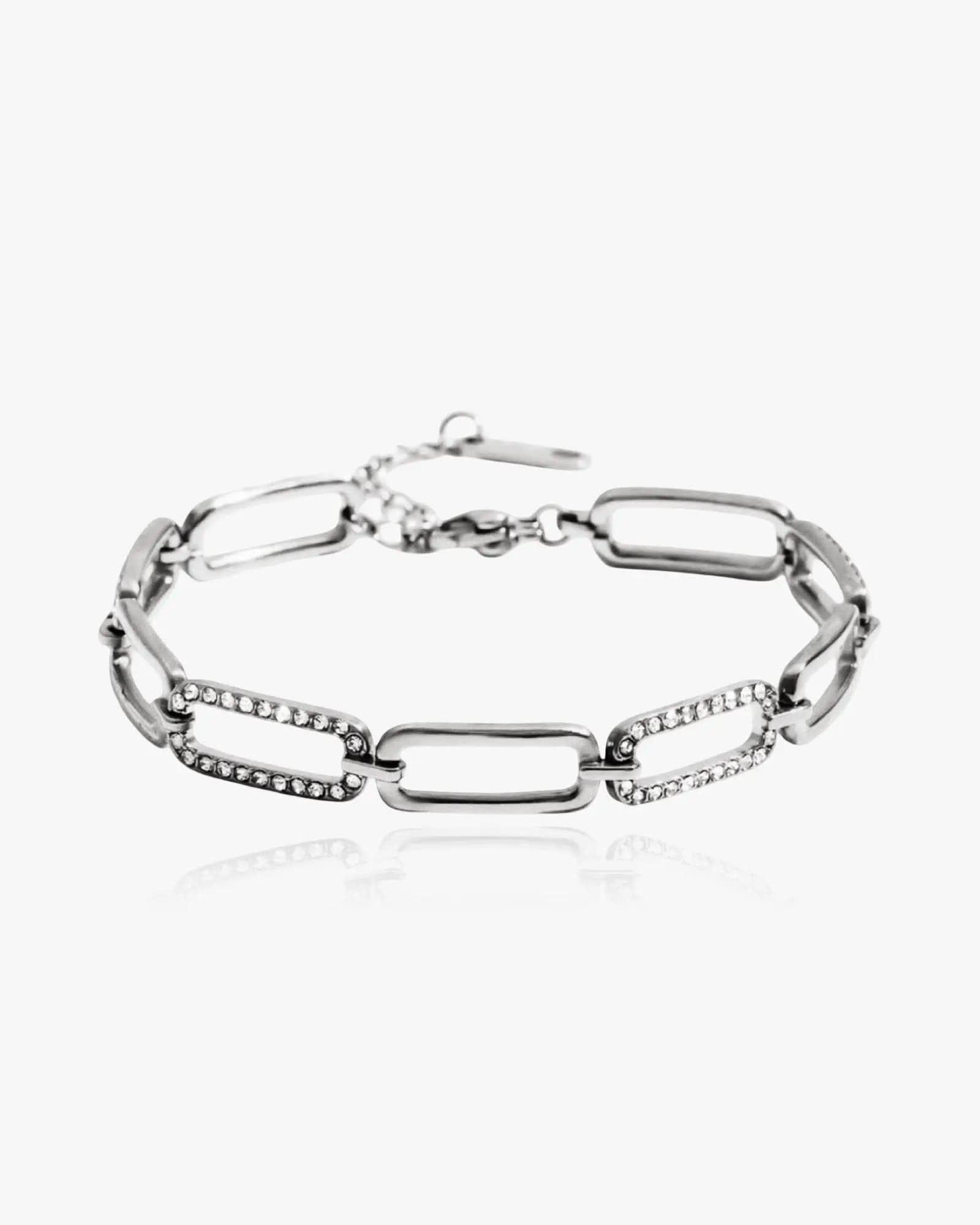 Elevated Paperclip Chain Bracelet