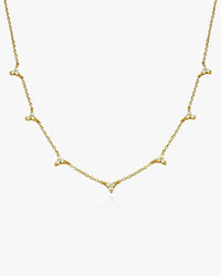 925 Sterling Silver Necklace Trio Diamante