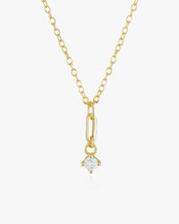 Dainty Diamante Necklace 925 Sterling Silver