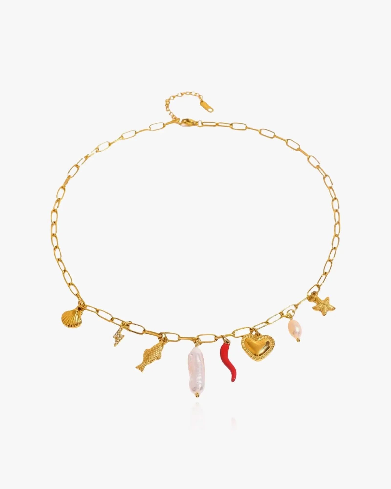 Statement Charms Necklace
