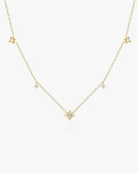 Dainty Necklace with Stars