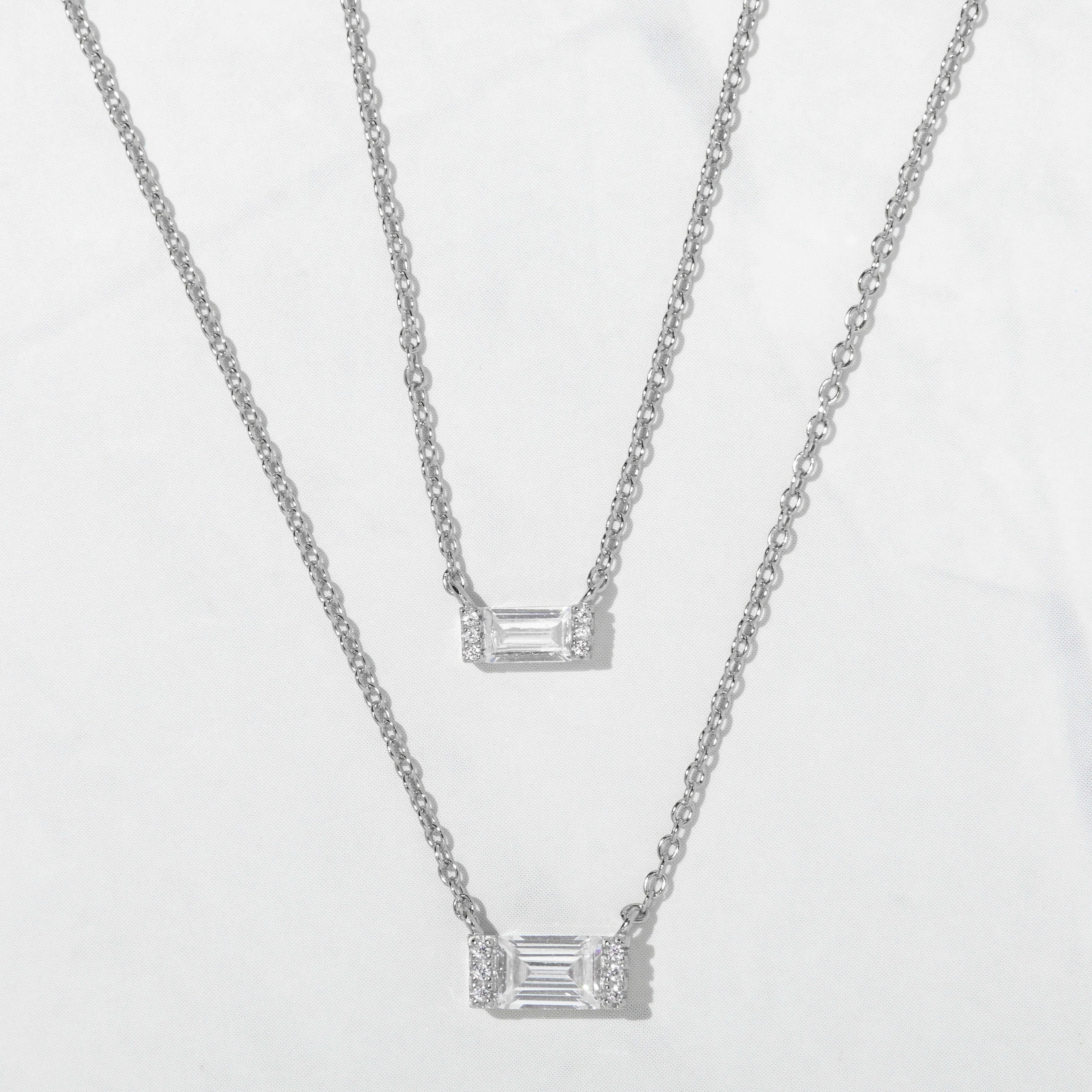 Baguette Necklace