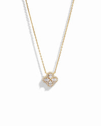Pear Four Leaf Clover Necklace