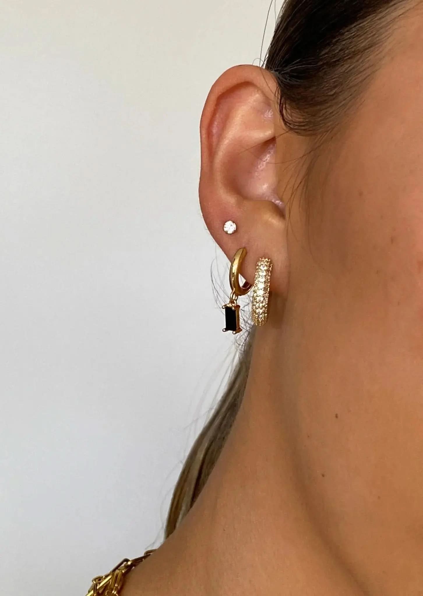 Noctura Earrings – Black Onyx