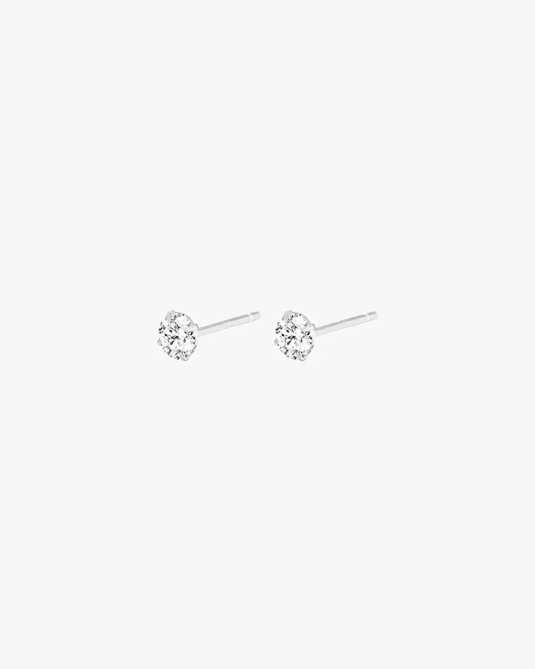 Sabine Earrings – Silver (4 Sizes)