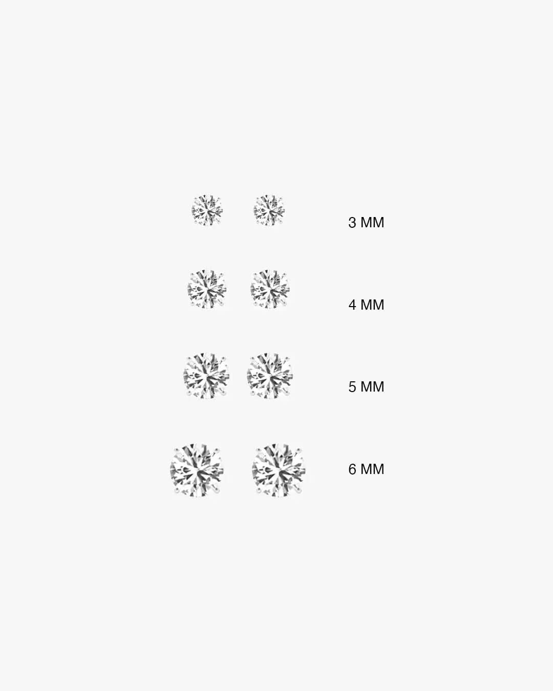 Sabine Earrings – Silver (4 Sizes)