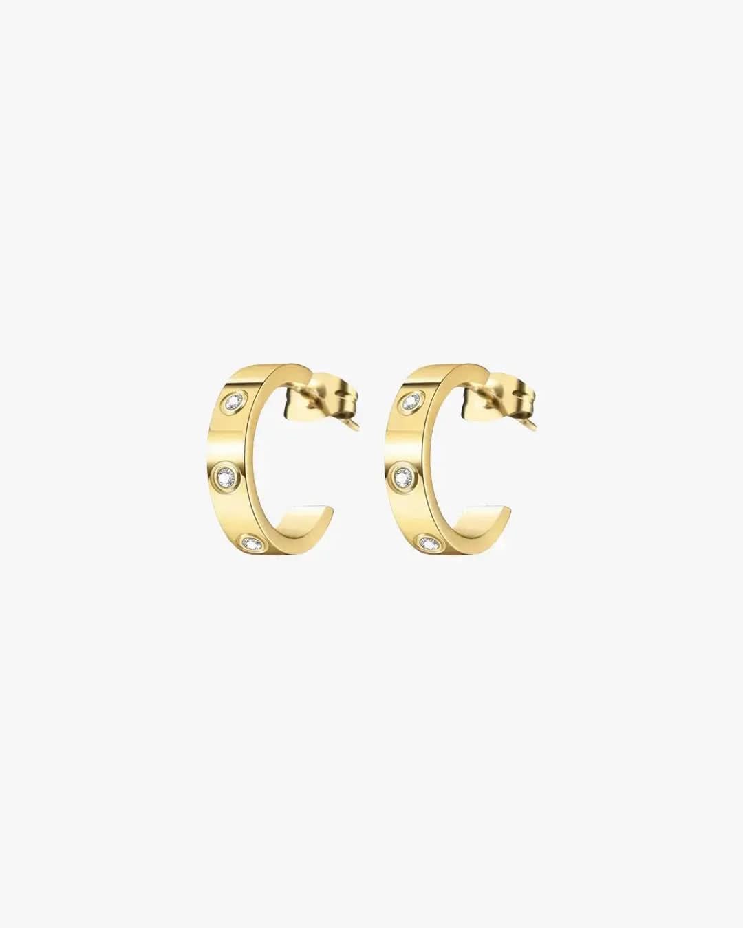 Clio Earrings - Gold