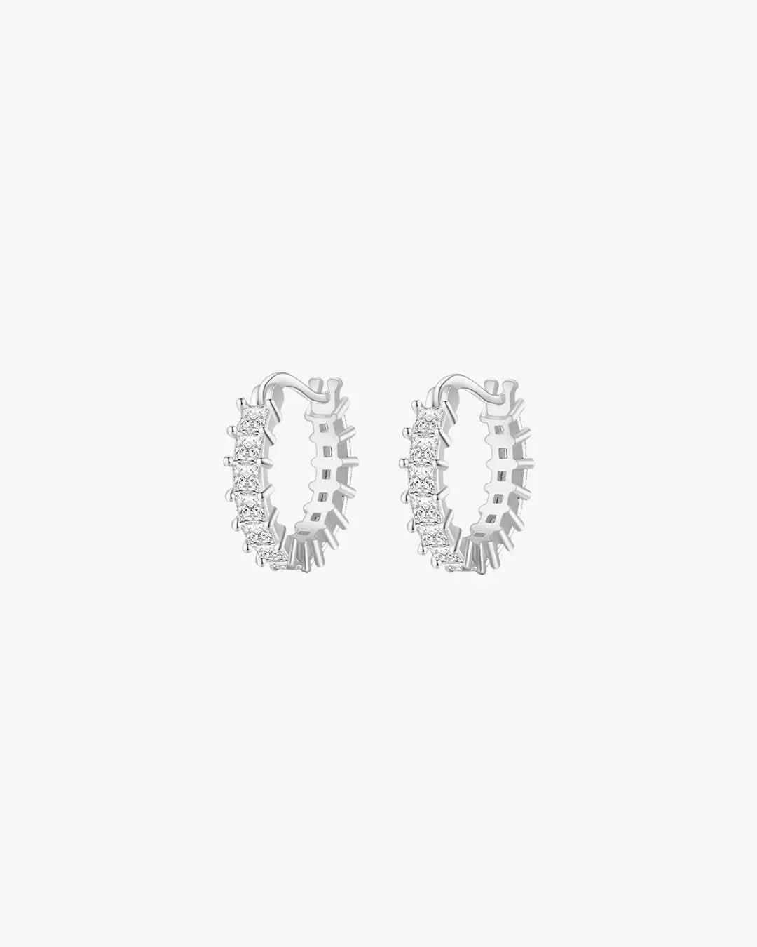 Arden Hoops – Silver