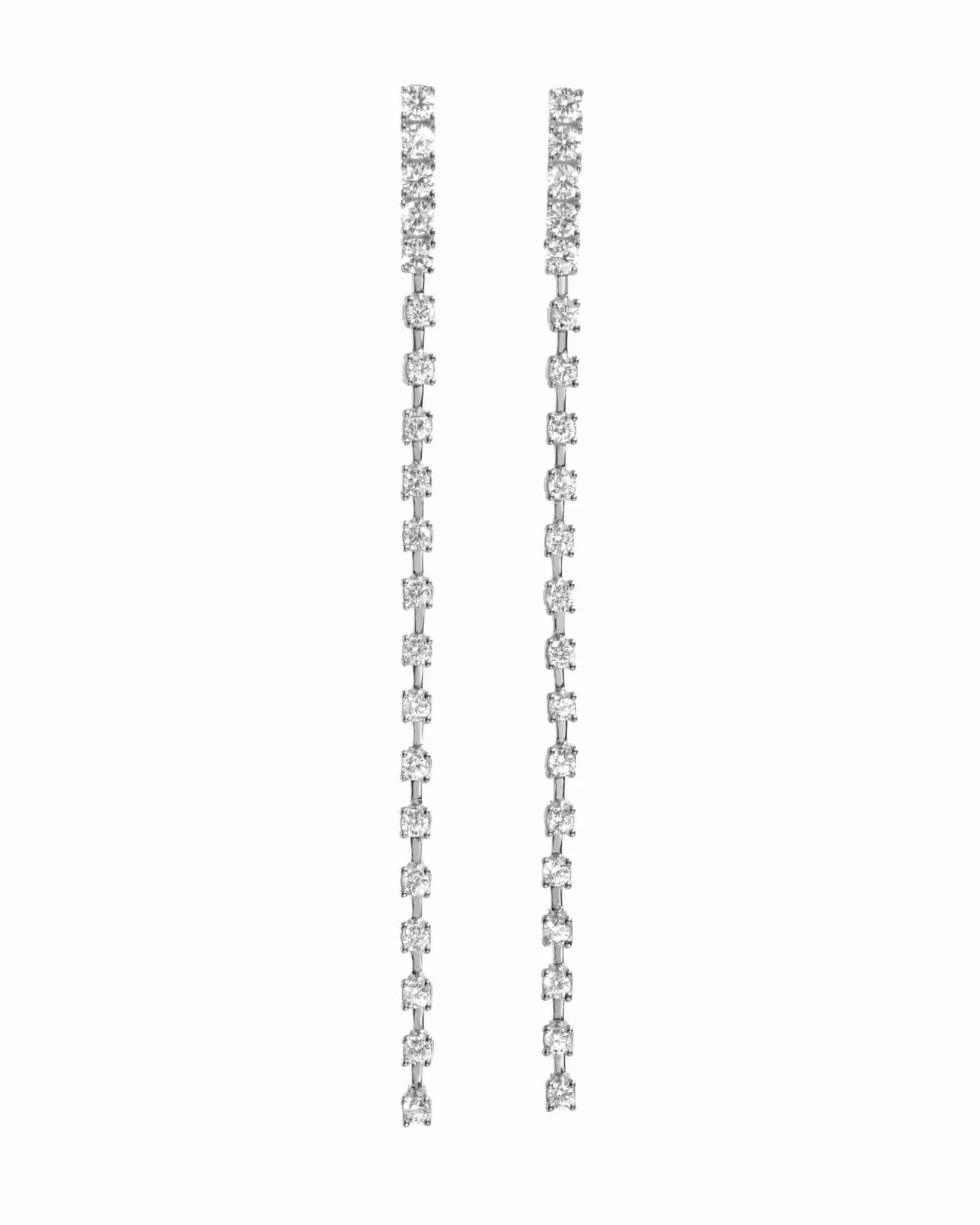 Diamond Line Earrings