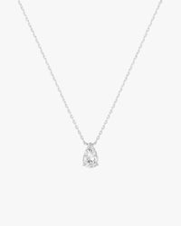 Iriss Necklace Pear - Silver