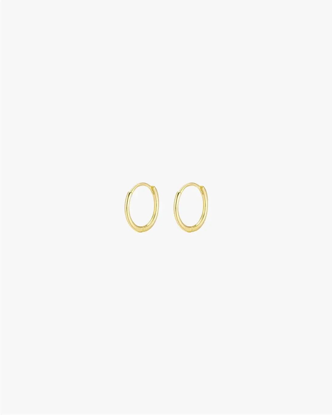Cova Earrings - Gold Huggies