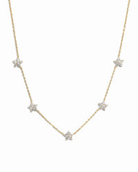 Diamond Flower Necklace