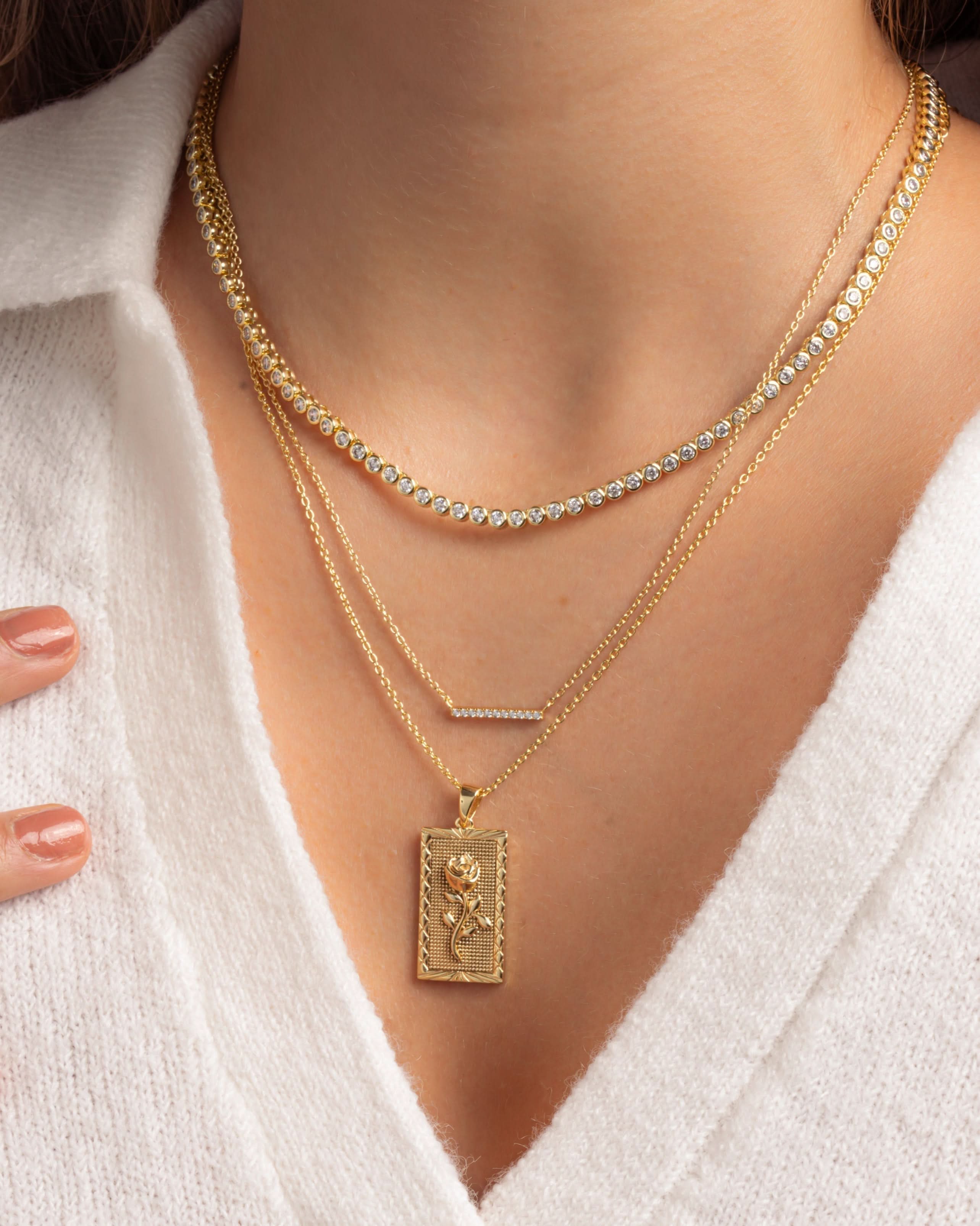 Dainty Bar Necklace