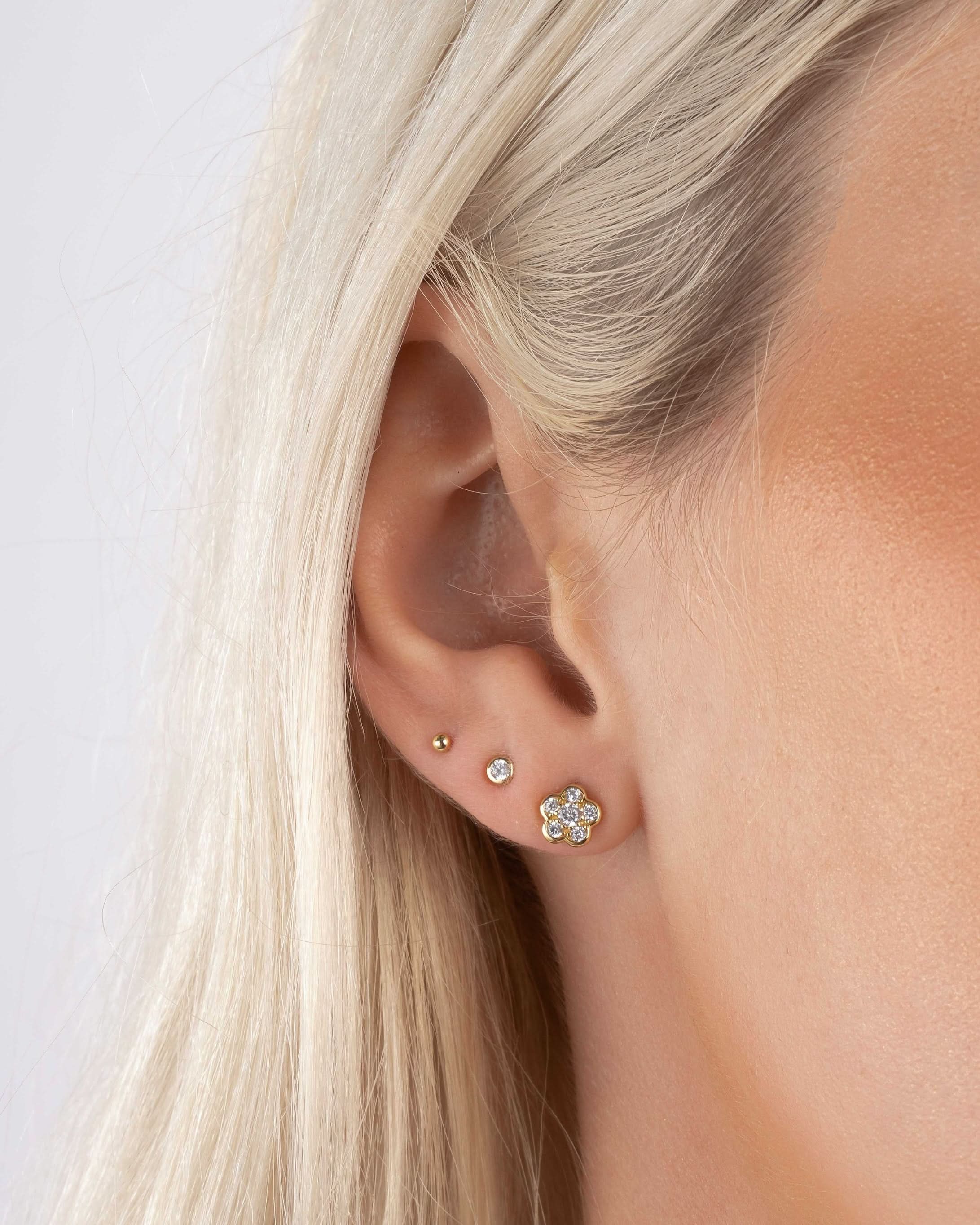 Floral Studs