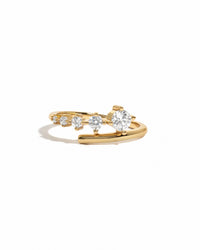 Diamond Bypass Ring