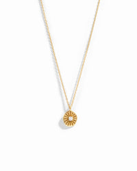 Sunburst Medallion Necklace