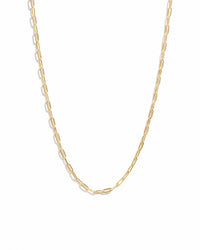 Tiny Link Paperclip Necklace
